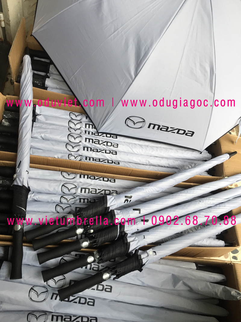 xưởng sản xuất ô dù cầm tay in logo quảng cáo
